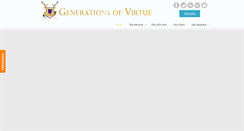 Desktop Screenshot of generationsofvirtue.org